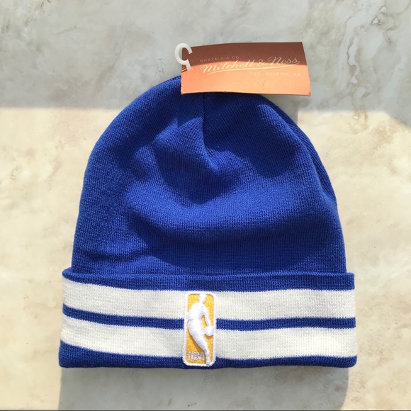 Mitchell & Ness Other - ⭐️3 for $20 Sale‼️ NBA Logo Beanie NWT